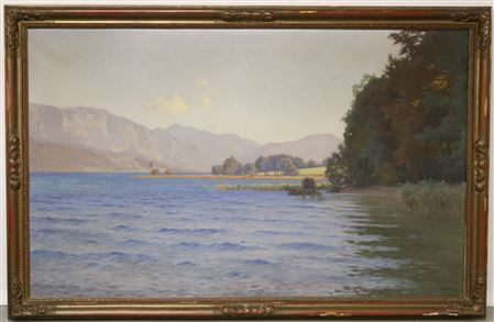 Attersee by Oswald Grill - Auction record, sale price, and art valuation. Compare with similar artists and explore comparable artworks.