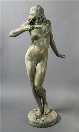Nymph Drinking from a Shell also known as Girl Drinking from a Shell