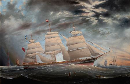 A British Three-Masted Clipper Ship