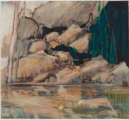 Lake Color Study #5, 1988