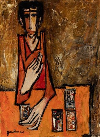 Sample artwork by Giuseppe Gambino (1928 - 1997), known for painting; landscape, cityscape,venice architecture, figurative, still life - View similar artists and auction records