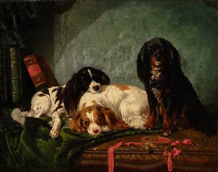 Three Dogs at Rest
