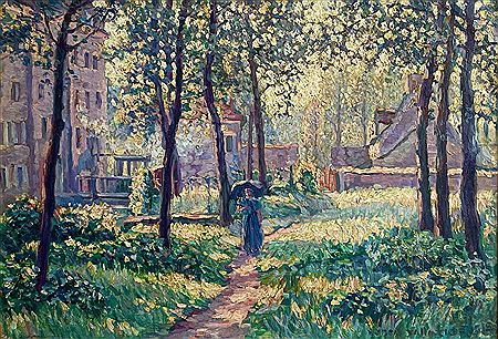Woman in Garden