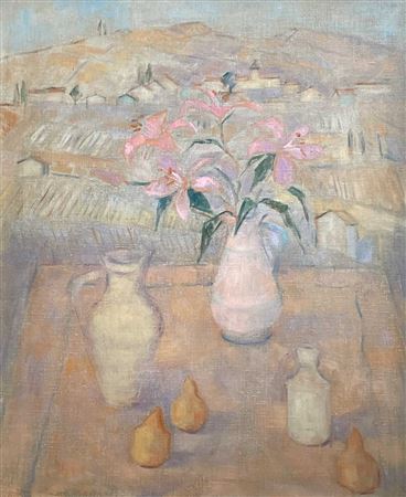 Lilies in a Landscape