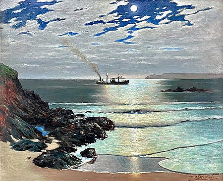 Night arrival by George Fagan Bradshaw - Auction record, sale price, and art valuation. Compare with similar artists and explore comparable artworks.