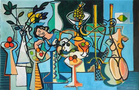 Sample artwork by Christopher Insoll (Born 1956), known for painting - View similar artists and auction records