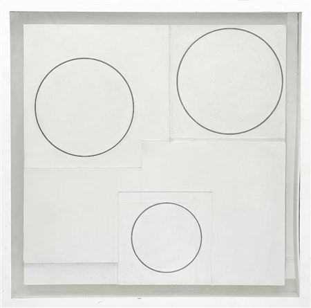 Three Circles by David Andrew - Auction record, sale price, and art valuation. Compare with similar artists and explore comparable artworks.