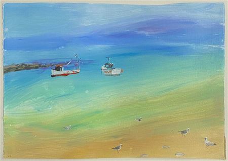 ST IVES, MAY '98, DIFFUSION OF SAND SEA AND SKY by Emma Jeffryes - Auction record, sale price, and art valuation. Compare with similar artists and explore comparable artworks.
