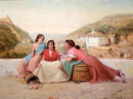Gypsies selling figs in Granada