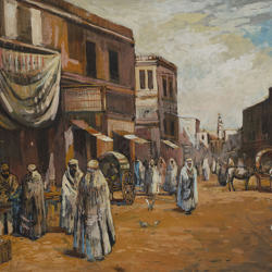 Sample artwork by Blythe Fletcher (1890 - 1949), known for impressionist landscape, coastal view, villages and cityscape painting - View similar artists and auction records