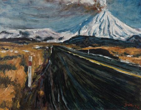 Ngaruhoe and the Desert Road by Sam Cairncross - Auction record, sale price, and art valuation. Compare with similar artists and explore comparable artworks.