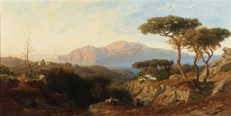 A View of Capri from Massa