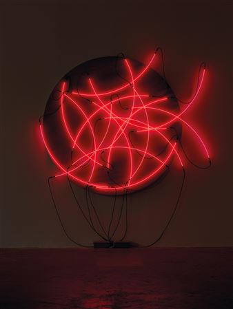 Lunatique neonly - 16 quarts de cercle n°5, 2005