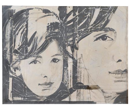 Untitled (portrait of mother and daughter)
