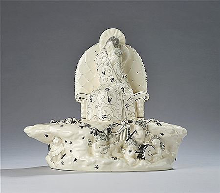 Madonna Enthroned with Child and Angel Concert, 1916