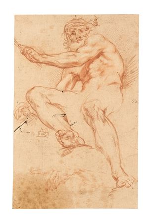 Allegorical figure of a river