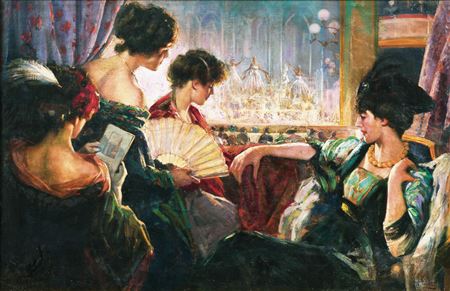 At the Opera by Ulisse Caputo - Auction record, sale price, and art valuation. Compare with similar artists and explore comparable artworks.