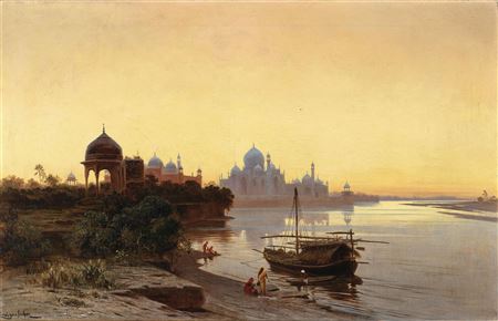 Twilight over the Taj Mahal