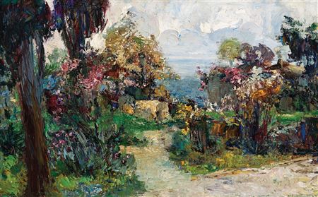 Southern Landscape with Sea View