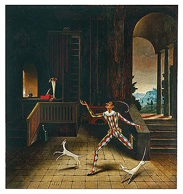 Der Zauberer und der Harlekin by Franz Sedlacek - Auction record, sale price, and art valuation. Compare with similar artists and explore comparable artworks.