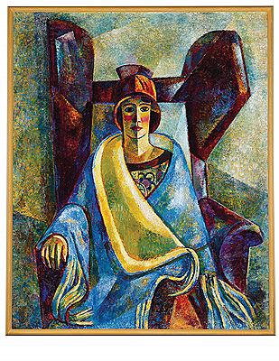 Dame in Ohrenfauteuil by Alfred Wickenburg - Auction record, sale price, and art valuation. Compare with similar artists and explore comparable artworks.