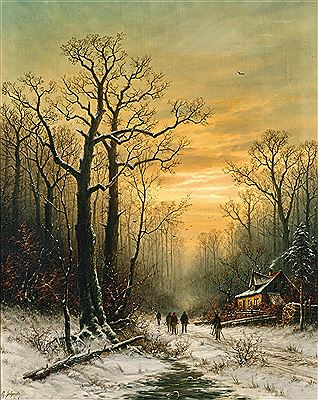 Sample artwork by Georg Schmitz (1851 - 1917), known for landscape and marine painting - View similar artists and auction records