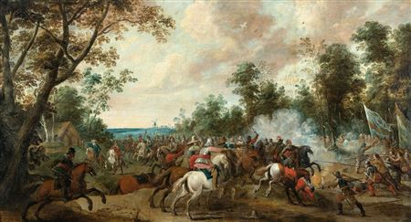 Cavalry battle