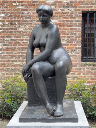 Seated woman