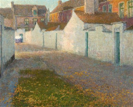 In the beguinage by Carolus Tremerie - Auction record, sale price, and art valuation. Compare with similar artists and explore comparable artworks.
