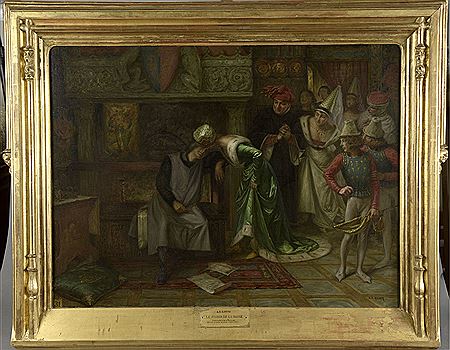 Le Baiser de la reine Marguerite d'Ecosse au poète Alain Chartier