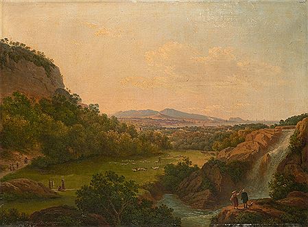 View of Marseille from Les Aygalades, 1821