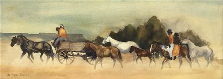 Moving Time by Jeffrey Lunge - Auction record, sale price, and art valuation. Compare with similar artists and explore comparable artworks.