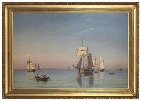 Vessels in calm seas