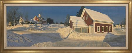 Winter, Greensboro, Vermont.