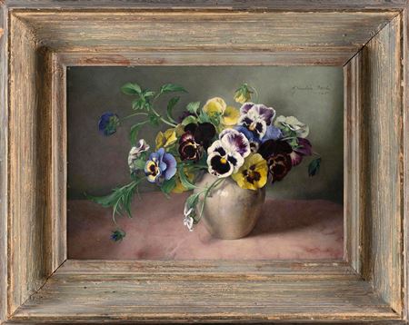 Still Life Of Pansies