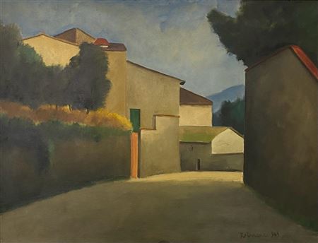 Roads and houses in Chianti