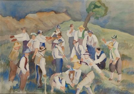 "Gathering," 1928