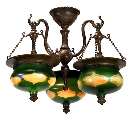 Three-Light Chandelier