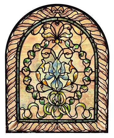 Window with Flowers & Ribbons