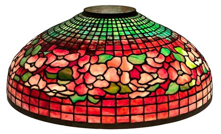 Tiffany Studios "Banded Dogwood" Lamp Shade