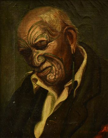 Portrait Of A Maori Man