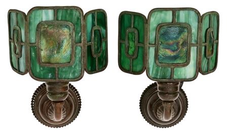 "Turtle-Back" Sconces (Pair)