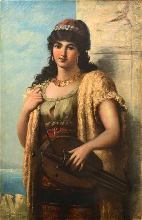 Portrait Of A Gypsy Woman