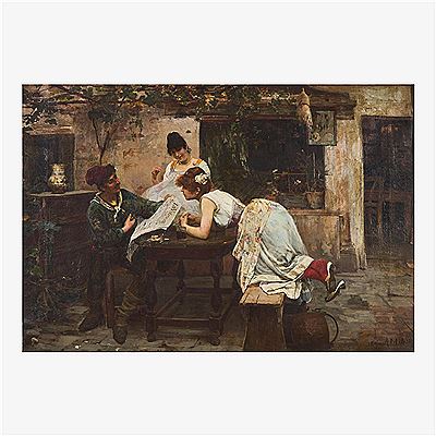 Reading the News (La Venezia)