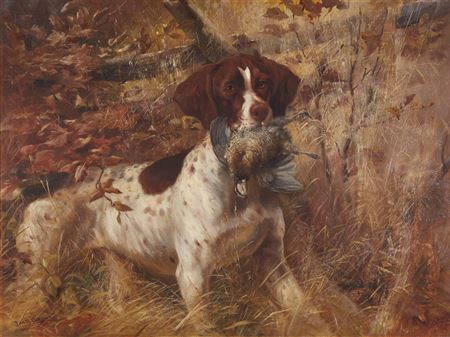 Pointer with Quail