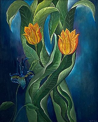 Tulips and Iris