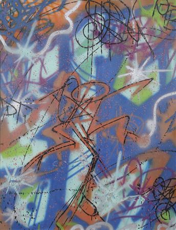 Sample artwork by Torrick Ablack (Born 1965), known for street art painting, graffiti - View similar artists and auction records