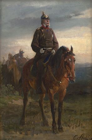 Emperor William I on horseback