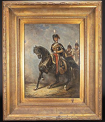French General Fleury on Horseback at the Battlefield