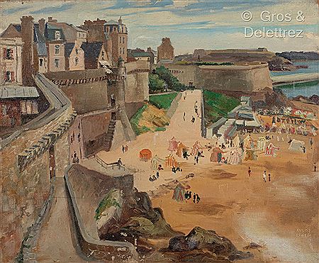 The beach of Saint-Malo
